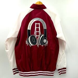 TEAM 365 PENINSULA POLO ALTO 2007 VARSITY WINDBREAKER MENS JACKET SIZE LARGE